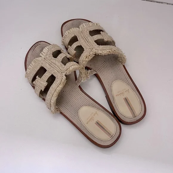 Sam Edelman Raffia Slides - Picture 4 of 7